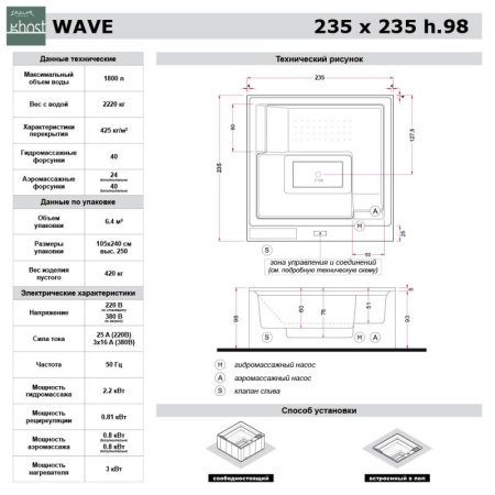 Спа бассейн Treesse Zen PRO